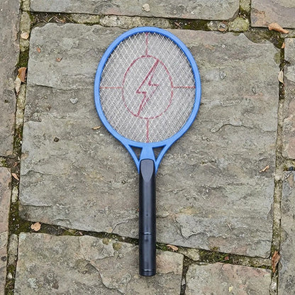 Raqueta Mata Mosquitos Eléctrica Recargable 300mah 51cm Azul