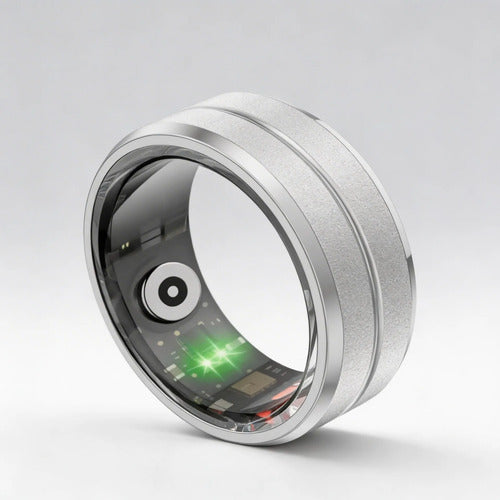 Anillo Inteligente Monitoreo Sueño Talle 12 Ios Android Plateado 12