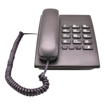 Telefono Fijo Numeros Grandes De Mesa Colores Blanco  Negro