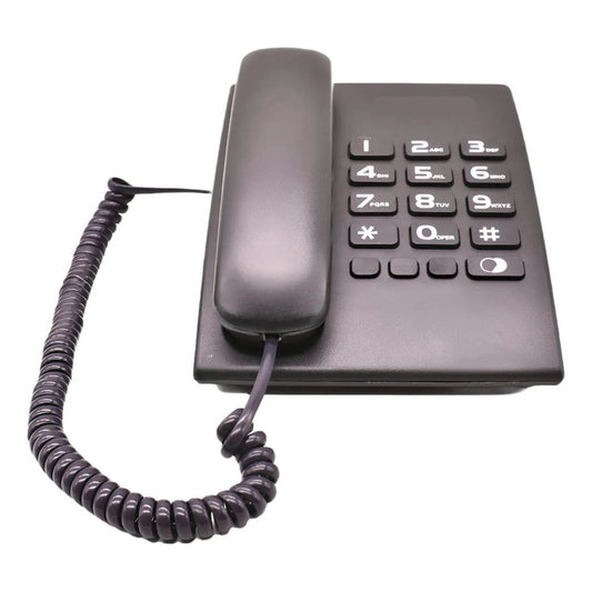 Telefono Fijo Numeros Grandes Colores Blanco Y Negro