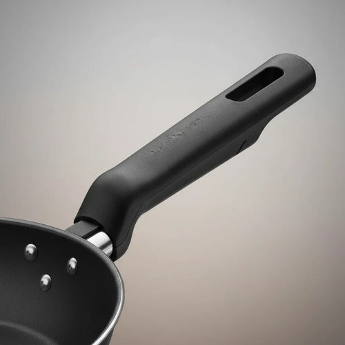 Sarten Aluminio 22cm Loreto Cocina Mango Termico Omeletera Negro