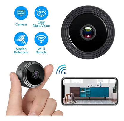 Camara De Seguridad Mini Camara A9 2mp Vision Nocturna Color Negro