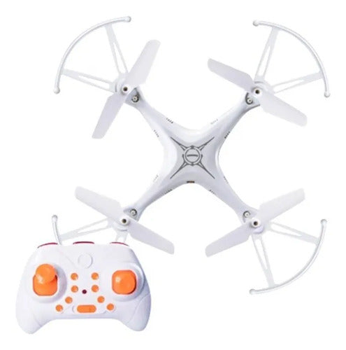 Dron Rotación 360 Luces Led Control Remoto Recargable 250mah Aleatorio
