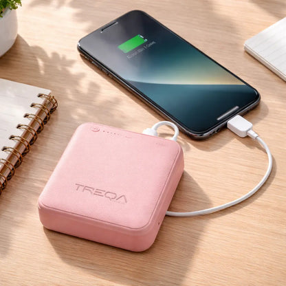 Power Bank Cargador Portatil Treqa 6000mah Usb 2.1a Celular Rosa