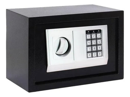 Caja Fuerte Digital Cofre Seguridad 12.4l Llaves Acero Hogar Negro