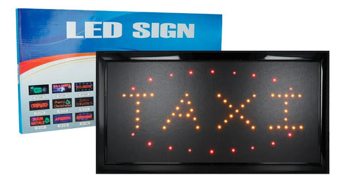 Cartel Luminoso Led 220v Negro