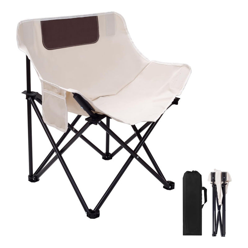 Carpa Camping Para 3 A 4 Personas + Silla Plegable Con Funda