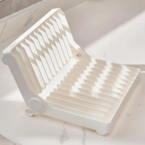 Escurridor De Platos Secaplatos De Plastico Plegable Cocina Aleatorio