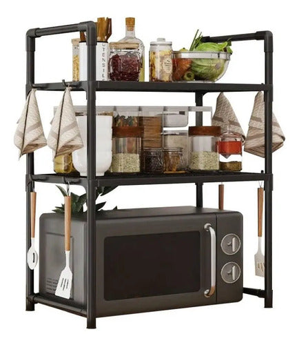 Organizador Estante Para Cocina Microondas 69x48x26cm