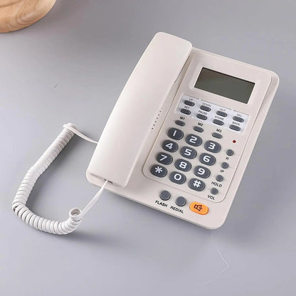 Telefono Fijo Con Captor De Llamadas Color Blanco Negro Blanco Y Negro