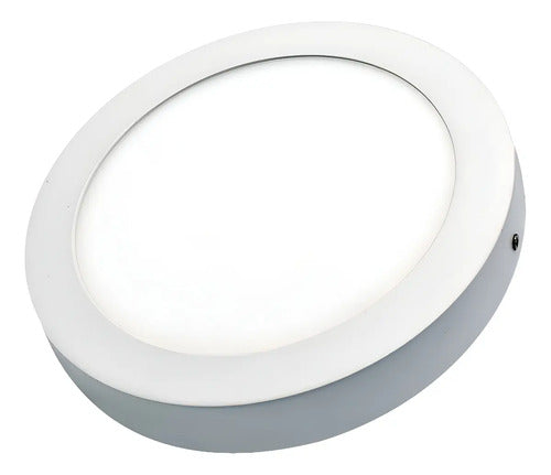 Plafon Luz Led Blanca 24w Redondo Luz Fria 6500k 28.5cm