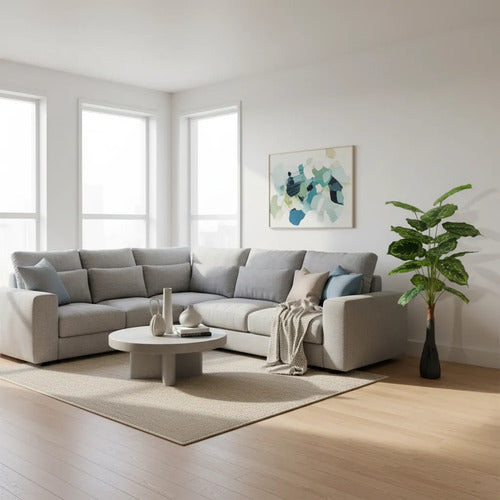 Adorno Planta Artificial Hojas Decoracion Interior Plastico Verde