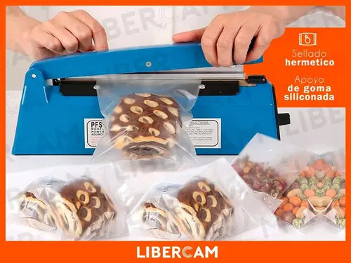 Selladora De Impulso Manual Spica 40 Cm Para Plástico Azul