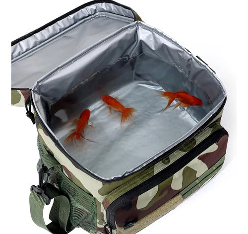 Bolso Termico Conservadora Aislante Camuflado Camping 15 Lt Camuflado
