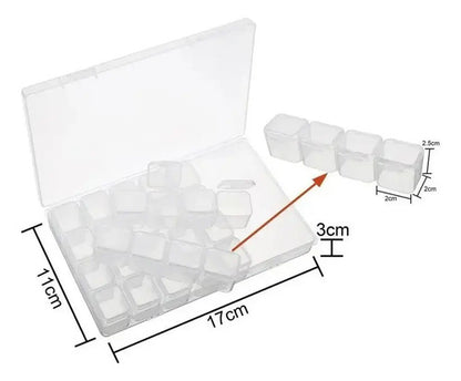 Organizador De Plastico Con Tapa Para Articulos Pequeños