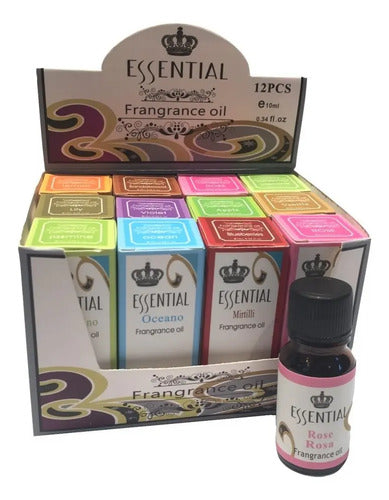Pack X12 Aceite Esencias Difusor Humificador Hornito