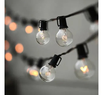 Guirnalda Guia Luz Cálida 7.5m 25 Lámparas + 2 De Repuesto Cálida