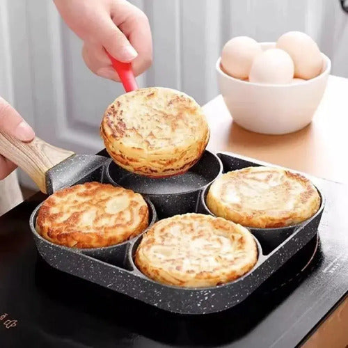 Sarten Antiadherente 4 Divisiones Huevos Tortillas Varios