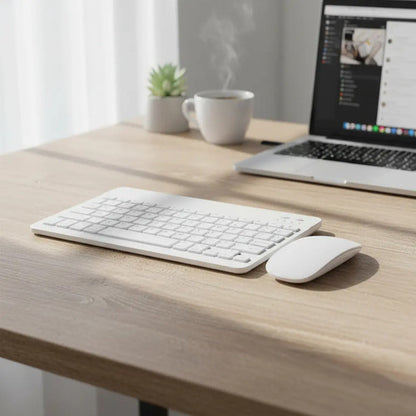 Teclado Y Mouse Inalambrico Bluetooth Recargable Combo