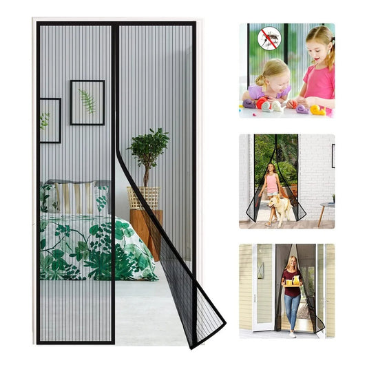 Cortina Mosquitero Con Cierre Magnetico 100 X 210cm
