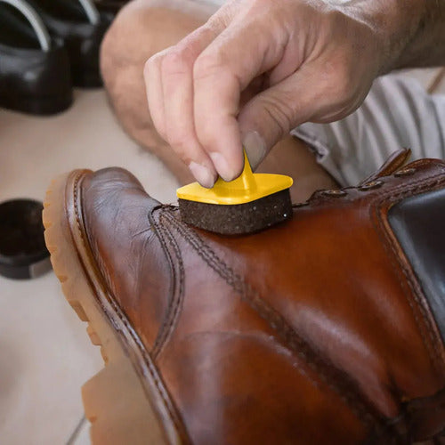 Pomada Lustra Zapatos Marron Para Calzado