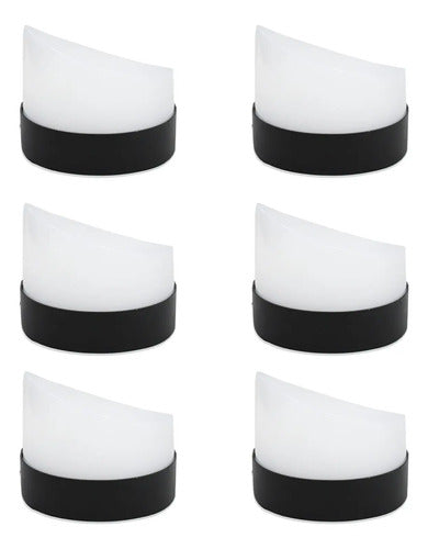 Set X6 Foco Pared Aplique Exterior Lampara Luminaria