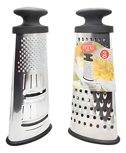 Rallador Manual Cortador De Verduras Vegetales Frutas Negro