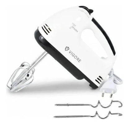 Batidora Electrica Manual 7 Velocidades 260w De Mano Liviana Blanco 50 Hz
