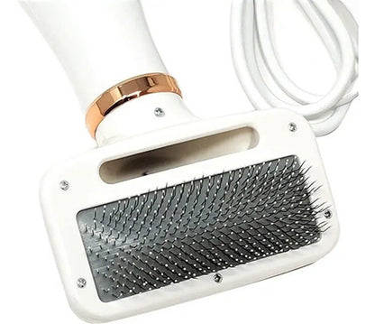 Secador De Pelo Para Mascota Cepillo Para Perros Y Gatos Blanco