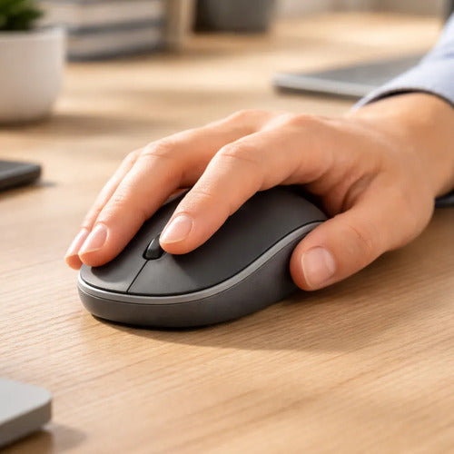 Mouse Inalambrico Recargable Notebook Pc 3 Botones Wireless Aleatorio - 2 Colores