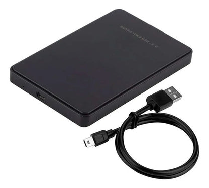 Gabinete Case Externo Disco Duro 2.5 Hdd Usb 3.0 Hasta 3tb Negro