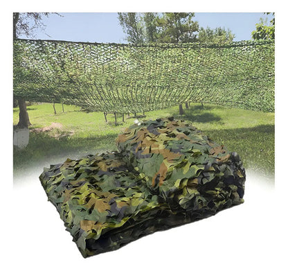 Malla Sombra Toldo Poliester Camuflado 3x3 Anticorrosion