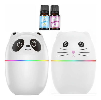X2 Humidificador De Aromas Difusor Ultrasonico + 2 Aceites Blanco