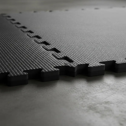 Piso Tatami Encastrable Antigolpe Goma Eva Antideslizante Gris Oscuro Puzzle / Encastrable