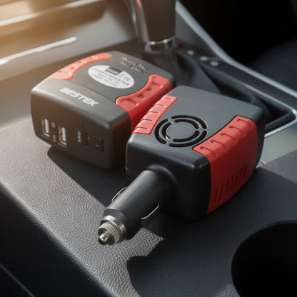 Convertidor Energía Auto Inversor Corriente 2 Usb Cargador