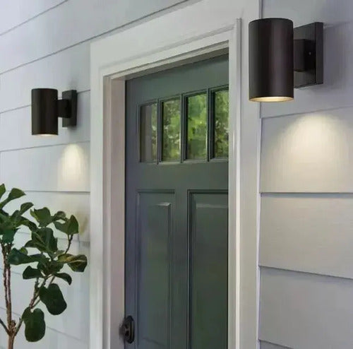 Set X6 Aplique Pared Exterior Luminaria Foco Unidireccional