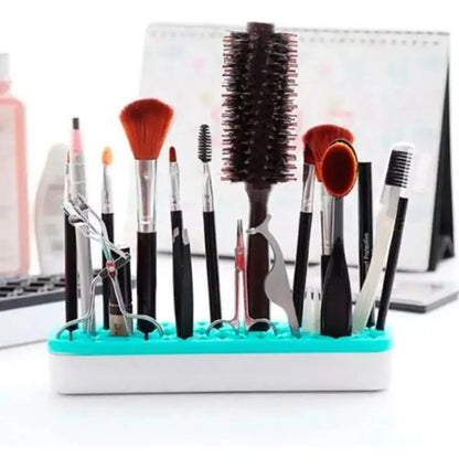Organizador De Brochas Y Pinceles Maquillaje De Plastico Aleatorio