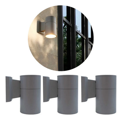 Set X3 Foco Pared Aplique Exterior Lampara Unidireccional