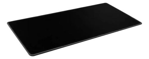 Mousepad Gamer Xl Base Goma Antideslizante Alfombrilla Tela Gris Liso