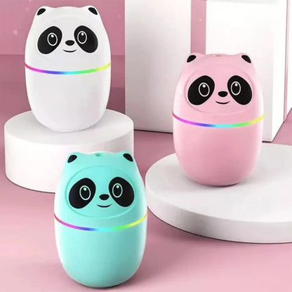 Humidificador Ultrasónico Aromatizador Panda Usb Color Blanco