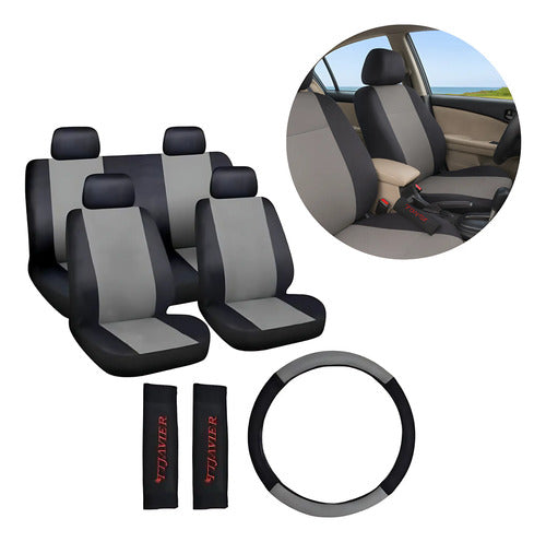 Set Cubre Asientos Fundas Para Auto 11 Piezas