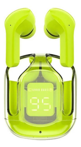 Auricular Bluetooth Táctil Display Colores Funda Silicona Aleatorio