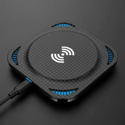 Cargador Base Carga Inalambrica 15w Celular Usb Rapido Qi Aleatorio - 2 Colores