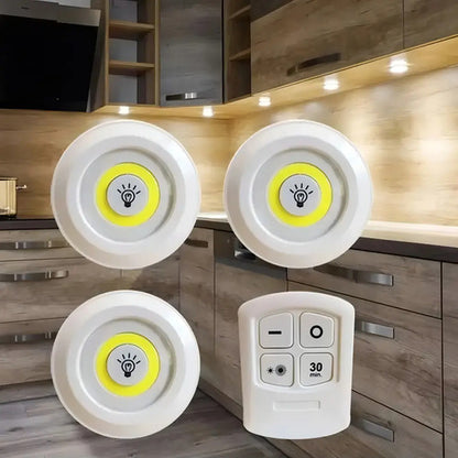 Luces Led Tpb Portátiles Inalámbricas Adhesivas Blanco Neutro Ip65 4.5m