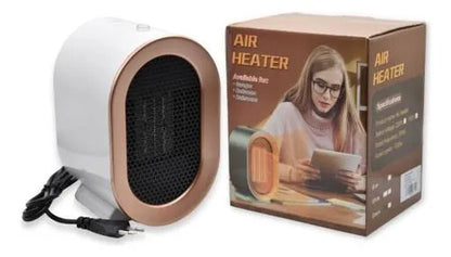 Calefactor Electrico Portatil Ceramico 1200w Estufa Invierno Blanco