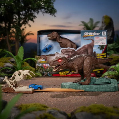Dinosaurio Infantil De Juguete Luz Sonido Cola Móvil Robot Dinosaurio