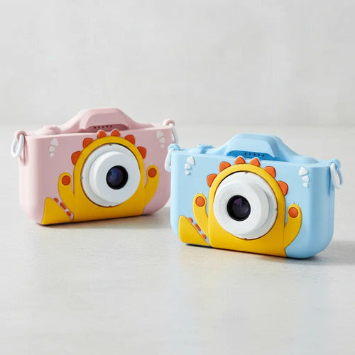 Mini Camara Digital Para Niños Infantil Dseño Dinosaurio Aleatorio