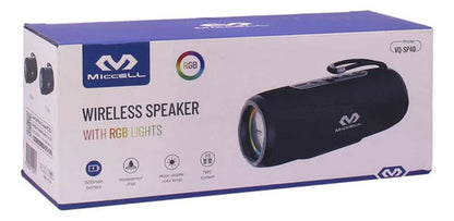 Parlante Inalambrico Rgb 20w Bluetooth 5.4 Ios Android Ios Negro
