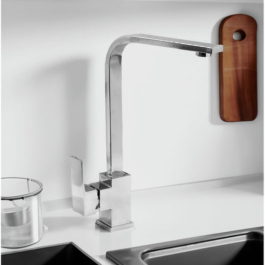 Grifo Mesada Monocomando Chato Canilla  Cocina + Colillas