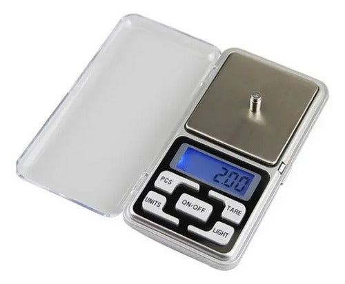 Mini Balanza Digital De Alta Precision De Bolsillo Plateado